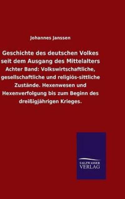 Cover for Janssen · Geschichte des deutschen Volkes (Bok) (2016)