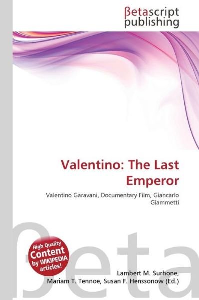 Cover for Valentino · The Last Emperor (Bok) (2013)