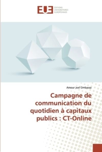 Cover for Ombassa · Campagne de communication du qu (Book) (2019)