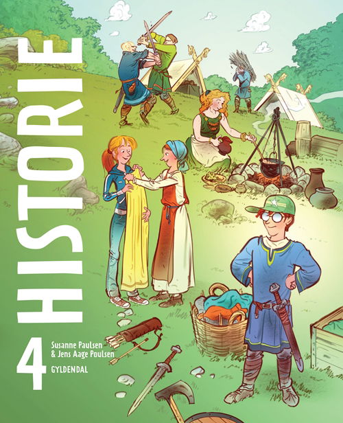 Cover for Jens Aage Poulsen; Susanne Paulsen · Historie 3-4: Historie 4 (Indbundet Bog) [1. udgave] [Indbundet] (2012)