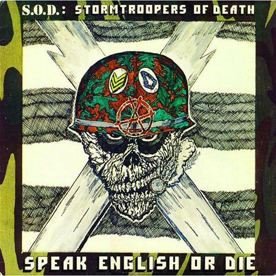 Cover for S.O.D. · Speak English Or Die (LP) [Olive Green / Red Splatter Vinyl edition] (2022)
