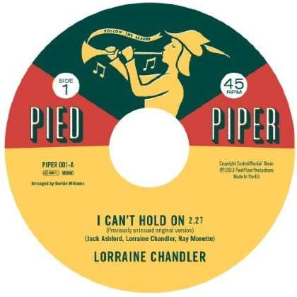 I Can't Hold On - Lorraine Chandler - Musique - KENT SOUL - 0029667011372 - 28 mars 2013