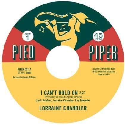 I Can't Hold On - Lorraine Chandler - Música - KENT SOUL - 0029667011372 - 28 de marzo de 2013