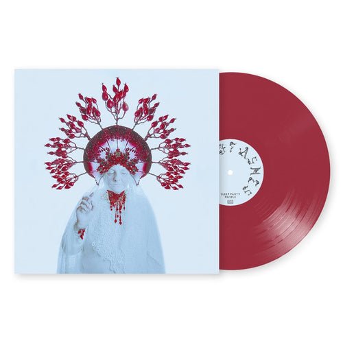 Cover for Sleep Party People · Heap Of ashes (LP) [Limited Blood Red Vinyl edition] (2022)