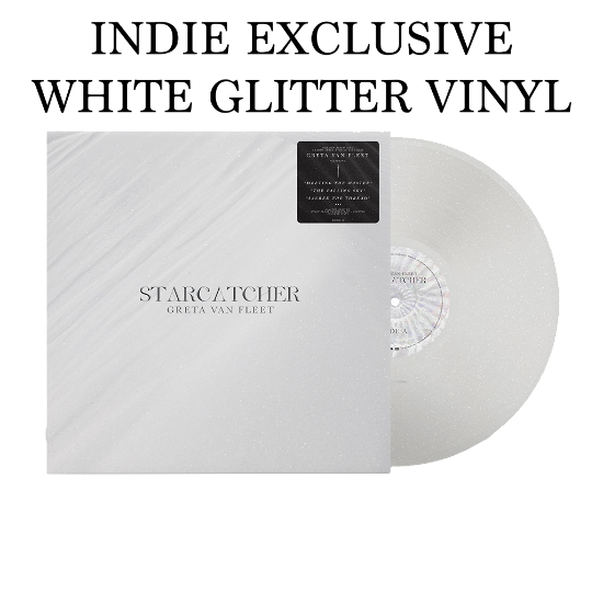 Cover for Greta Van Fleet · Starcatcher (Indie Exclusive Lp) (LP) [WHITE/GLITTER INDIE EXCLUSIVE edition] (2023)