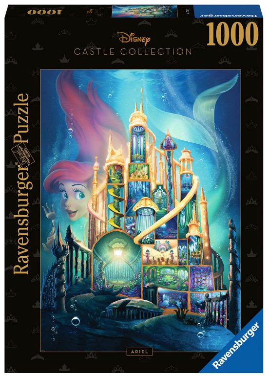 Disney Castle Collection Puzzle Arielle (1000 Teil - Ravensburger - Produtos - Ravensburger - 4005556173372 - 7 de setembro de 2023
