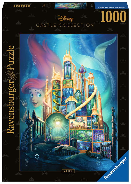 Disney Castle Collection Puzzle Arielle (1000 Teil - Ravensburger - Merchandise - Ravensburger - 4005556173372 - 7. september 2023