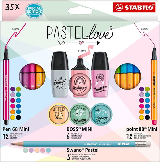 Cover for Stabilo · STABILO Schreibset Pastellove farbsortiert (N/A) (2023)