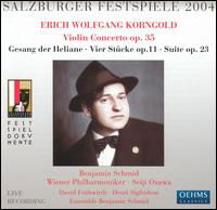 Korngold / Schmid / Fruhwirth / Sigfridson / Ozawa · Violin in Concerto in D Major Op 35 (CD) (2005)