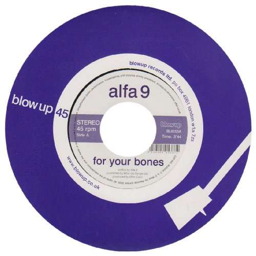 Cover for Alfa 9 · For Your Bones (7&quot;) (2009)