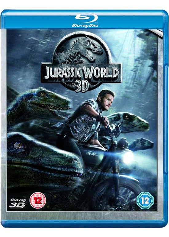 Cover for Universal Pictures UK · Jurassic World 3D (Blu-ray) (2015)
