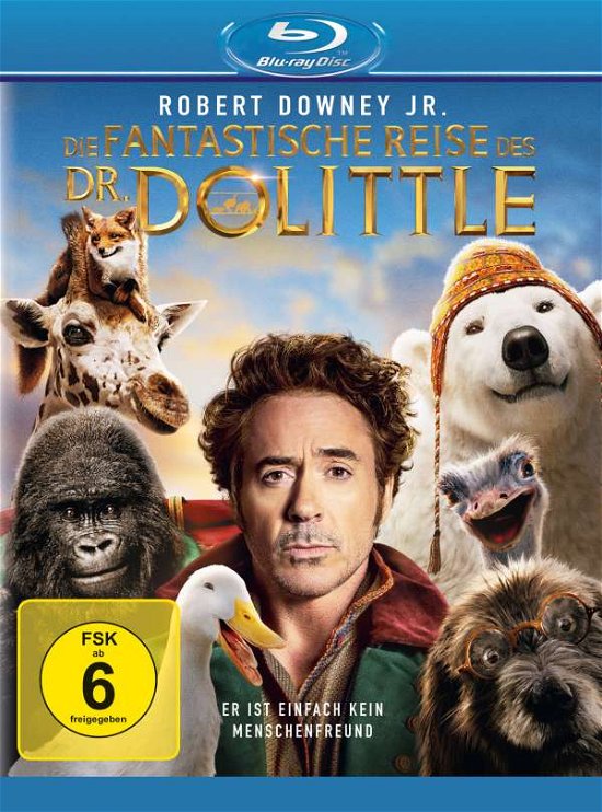 Cover for Robert Downey Jr.,antonio Banderas,michael... · Die Fantastische Reise Des Dr.dolittle (Blu-ray) (2020)