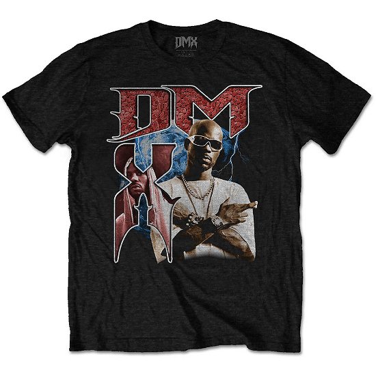 DMX Unisex T-Shirt: Bootleg Red - Dmx - Koopwaar -  - 5056368690372 - 