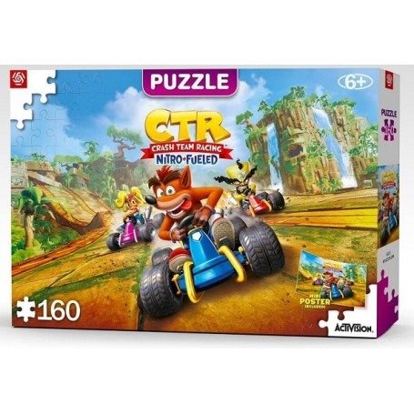 Cover for Good Loot Kids Puzzle Crash Team Racing NitroFueled 160pcs Puzzle Puzzles (Puslespil)