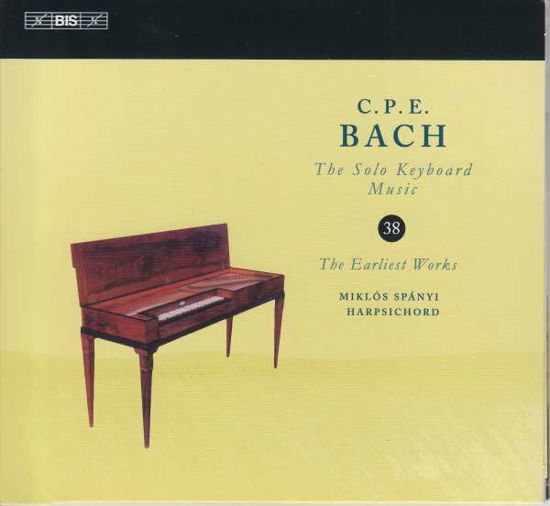 Solo Keyboard Music 38: the Earliest Works - C.P.E. Bach - Musikk - BIS - 7318590023372 - 5. juli 2019