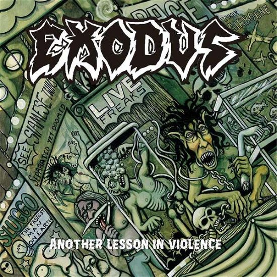 Cover for Exodus · Another Lesson in Violence  (Coloured Vinyl) (LP) [Limited, Picture Disc edition] (2017)