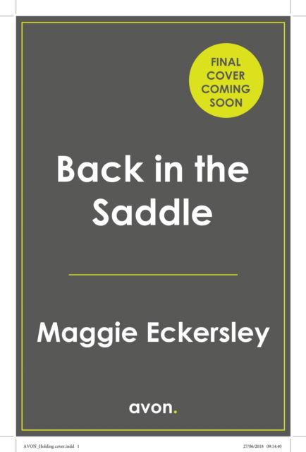 Cover for Maggie Eckersley · Back in the Saddle (Paperback Book) (2025)