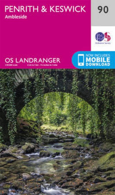 Cover for Ordnance Survey · Penrith &amp; Keswick - OS Landranger Map (Kort) [December 2016 edition] (2017)