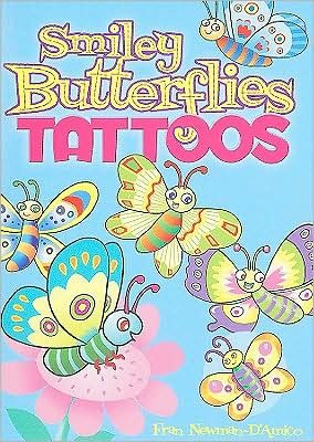 Cover for Fran Newman-D'Amico · Smiley Butterflies Tattoos - Little Activity Books (Paperback Book) (2009)