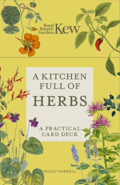Cover for Holly Farrell · A Kitchen Full of Herbs: A Practical Card Deck - Kew Experts (Flashkort) (2024)