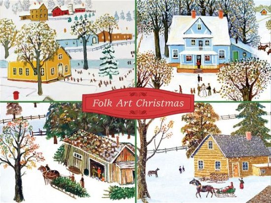 Cover for Galison · Folk Art Christmas Deluxe Notecard Collection (Lernkarteikarten) (2015)