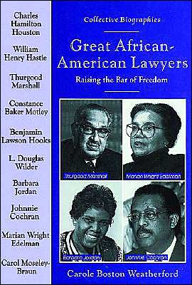 Cover for Carole Boston Weatherford · Great African-American Lawyers (Inbunden Bok) (2003)