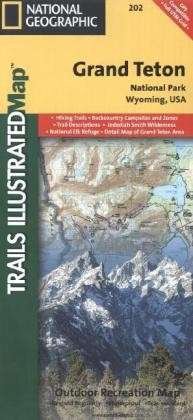 Trails Illustrated Map: Grand Teton National Park - National Geographic - Książki - National Geographic - 9781566954372 - 2023
