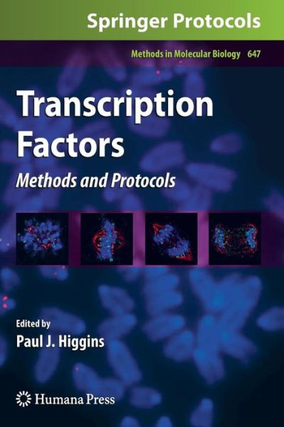 Cover for Paul J Higgins · Transcription Factors: Methods and Protocols - Methods in Molecular Biology (Hardcover Book) (2010)
