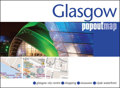 Cover for Popout Map · Glasgow PopOut Map - PopOut Maps (Landkart) (2017)