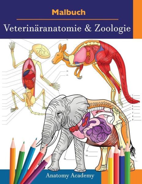 Cover for Anatomy Academy · Malbuch Veterinaranatomie &amp; Zoologie (Paperback Book) (2021)