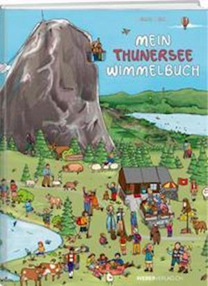 Mein Thunersee Wimmelbuch - Celine Geser - Książki - Werd Weber Verlag AG - 9783038183372 - 5 listopada 2021