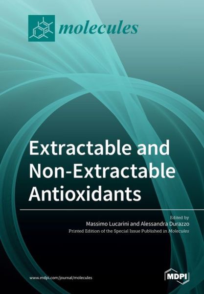 Cover for Alessandra Durazzo · Extractable and Non-Extractable Antioxidants (Pocketbok) (2019)