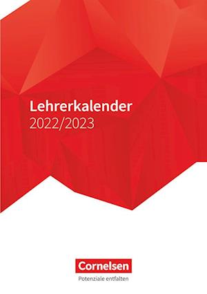 Cover for Cornelsen Verlag GmbH · Lehrerkalender - Ausgabe 2022/2023 (Hardcover Book) (2022)