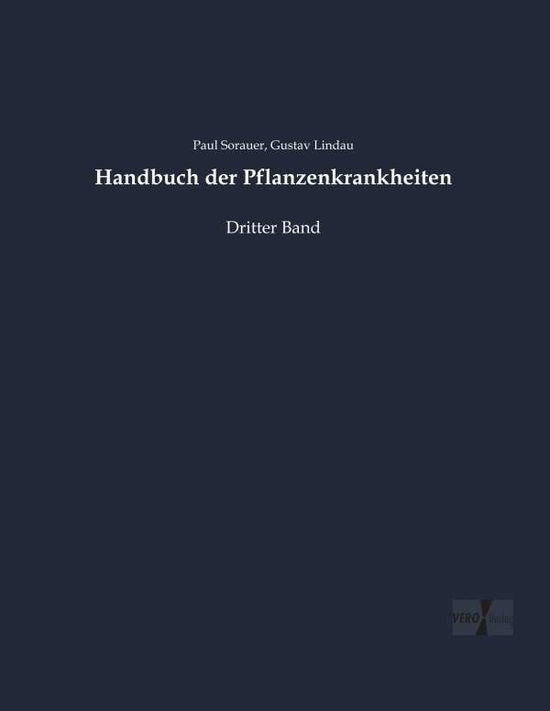 Cover for Sorauer · Handbuch der Pflanzenkrankheite (Book) (2019)