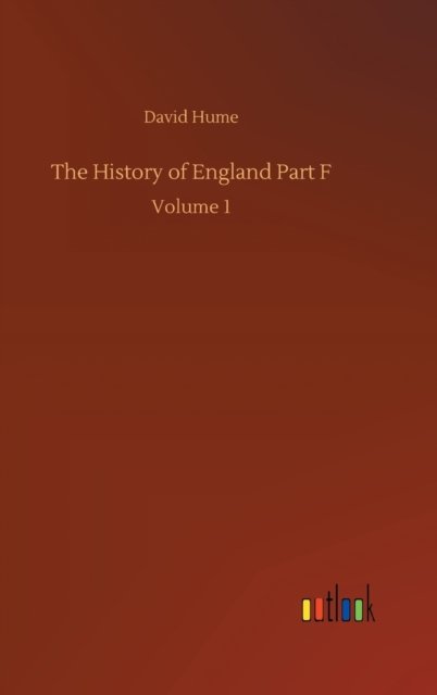Cover for David Hume · The History of England Part F: Volume 1 (Gebundenes Buch) (2020)