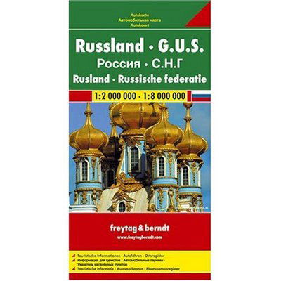 Cover for Freytag &amp; Berndt · Russia - CIS Road Map 1:2 000 000 - 1:8 000 000 (Landkart) (2018)