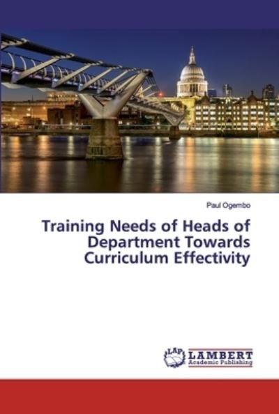 Cover for Ogembo · Training Needs of Heads of Depar (Book) (2019)