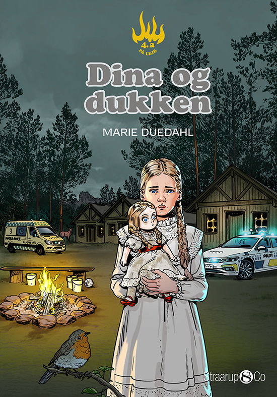 Cover for Marie Duedahl · 4.a på lejr: Dina og dukken (Hardcover Book) [1st edition] (2025)