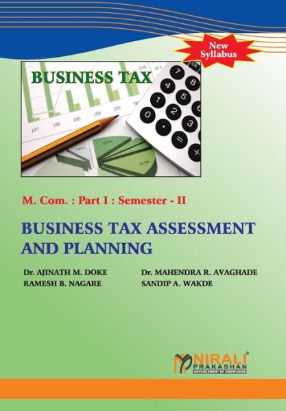 Cover for Dr Doke Ajinath Maruti · Business Tax Assessment and Planning (Pocketbok) (2020)