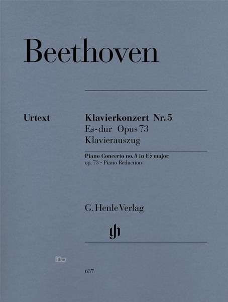 Klavierkon.5,Klav.HN637 - Beethoven - Boeken - SCHOTT & CO - 9790201806372 - 6 april 2018