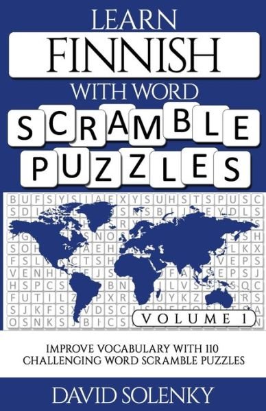 Cover for David Solenky · Learn Finnish with Word Scramble Puzzles Volume 1 (Paperback Bog) (2020)