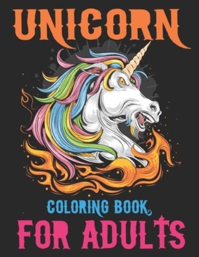 Cover for Rainbow Publishing · Unicorn Coloring Book For Adult (Paperback Book) (2020)