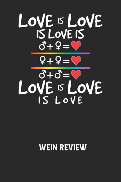 Cover for Wein Review · LOVE IS LOVE IS LOVE IS LOVE IS LOVE IS LOVE - Wein Review (Pocketbok) (2020)