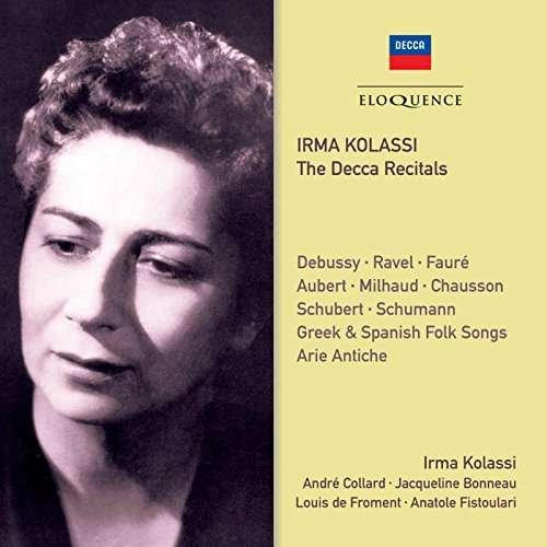 Cover for Irma Kolassi · Irma Kolassi - The Decca Recitals (CD) (2017)