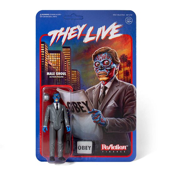 They Live Reaction Figure - Male Ghoul - They Live Reaction Figure - Male Ghoul - Merchandise - SUPER 7 - 0811169038373 - 10. januar 2023