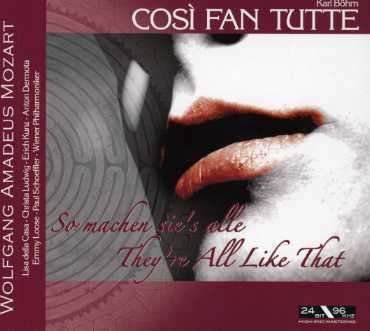 Cover for Wolfgang Amadeus Mozart · Mozart: Cosi Fan Tutte (CD) (2020)