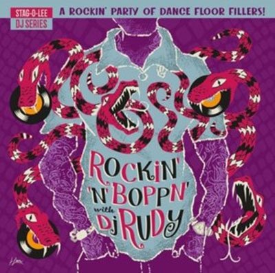 Cover for Rockin' &amp; Boppin' With Dj Rudy (CD) (2023)
