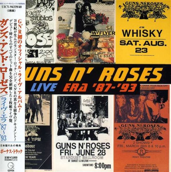 Live Era: '87-'93 - Guns N' Roses - Musiikki - UNIVERSAL - 4988005584373 - keskiviikko 11. toukokuuta 2016