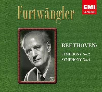 Beethoven: Symphony No.2 & 4 - Wilhelm Furtwangler - Musiikki - TOSHIBA - 4988006884373 - keskiviikko 19. tammikuuta 2011