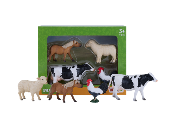 Cover for Mojo · Mojo - Animal Starter Set 1 - Farm Life 4 Pcs (mj-380037) (Spielzeug)